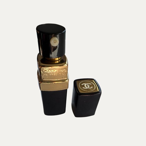 CHANEL Other - Chanel No. 5 Vintage Refillable Perfume Atomizer Lipstick Style Travel Case
